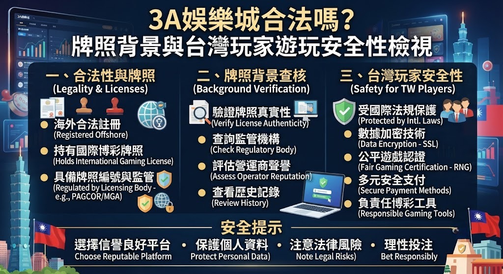 牌照背景與台灣玩家遊玩安全性檢視